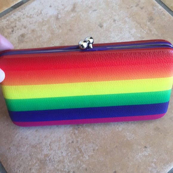Handbags - Rainbow wallet nwt